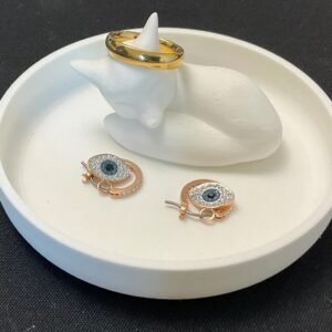 Cute Fox Ring Holder, Valentines Day Gift, Custom Ring Dish, Jewelry Organizer Tray, Gift for Her, Engagement Ring Storage, Mothers Day Gift