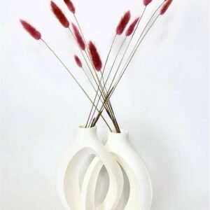 Modern Connection Indoor/Outdoor Vase, Unique Flower Pot, Contemporary Home Decor