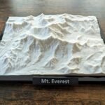 Mt. Everest 3D City Map - Custom Wall Art - 3D Street Map - Home Office Art Decor - Housewarming Gift - City Poster Print