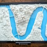 Brisbane Australia 3D City Map - Custom Wall Art - 3D Street Map - Home Office Art Decor - Housewarming Gift - City Poster Print