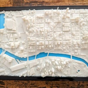 Melbourne Australia 3D City Map - Custom Wall Art - 3D Street Map - Home Office Art Decor - Housewarming Gift - City Poster Print