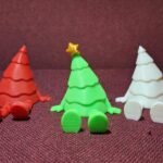 Articulated Christmas Tree 8" Tall - Unique Christmas Decor Ideas - Christmas Ornament Gifts -  Festive Winter Gift - Fidget Toy