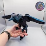 Articulated Crow - Halloween Decor - Fidget Toy - Flexi Toys - Goth Decorations - Bird Lover Gift - Gothic Home Decor