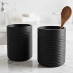 Modern Ribbed Spoon - Toothbrush Holder - Pencil Holder