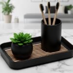 Modern Soap Dish with Drip Inlay