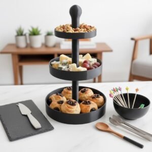Three Tiered Snack & Cake Stand - Serving Stand