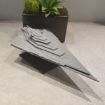 Resurgent Star Destroyer Ship With Stand 1/9000 Scale , 11" Inches Long Space Ship