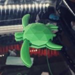 Articulated Sea Turtle Flexi Figurine - Unique Ocean Home Decor - 3D Printed