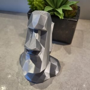 Moai Head Statue Figure Monolith - Unique Home Decor - Tiki Gift