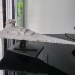 1/5000 Scale Imperial Star Destroyer Ship Kit With Stand - 11" Inches Long