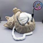 Playful Cat Yarn Bowl - Cat Mom Gift - Crochet Bowl - Mothers Day Gift - Yarn Organization - Knitting Gifts - Crocheting Holder
