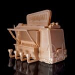 Cyberpunk Food Truck Storage Container - Unique Pen Stand -