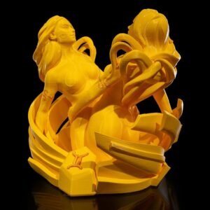 Gemini Statue - Astrology Gifts - Zodiac Gift Ideas - Fortune Telling Charm - Horoscope Decor -