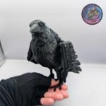 Articulated Raven - Halloween Decor - Fidget Toy - Flexi Toys - Goth Decorations