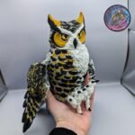 Articulated Owl - Wizard Decor - Witch Fidget Toy - Flexi Toys - Halloween Decorations