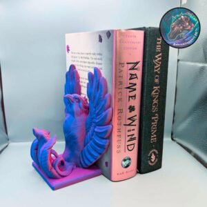 Phoenix Bird Bookend - Fantasy Book Shelf Book Nook - Book Lovers Gift - Unique Book End