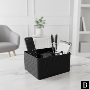 Contemporary Desk Organizer - Ribbed design
