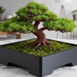 Minimalist Square Bonsai Pot