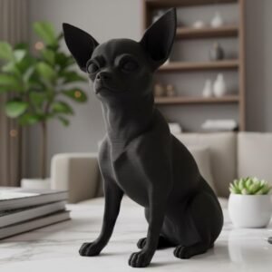 Minimalist Chihuahua Sculpture - Chihuahua Statue