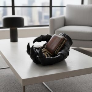 Dragon Claw Valet Tray - Fantasy Desk Organizer - Gothic Catchall for Keys and Jewelry - Gamer Gift