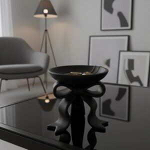 Coquette Aesthetic Trinket Tray- 3D Printed Ribbon Ring Dish - Girly Desk Decor - Gift for Her