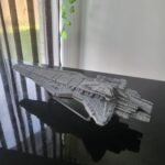 1/4000 Venator Star Destroyer Ship Model - 11" Inches Long Battleship - Scifi Space Ship Decor - Warship Model